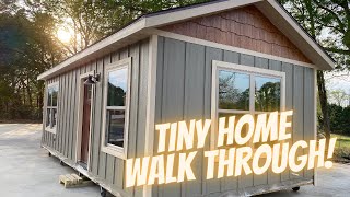 Incredible Tiny Modular Home Walk Through [upl. by Yztim]