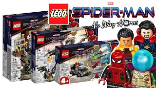 LEGO SpiderMan No Way Home Sets OFFICIALLY Revealed [upl. by Meihar]