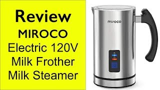 Review Miroco Milk Frother  How to make froth milk at home [upl. by Hamachi]