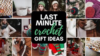 LAST MINUTE Crochet Christmas Gift Ideas for Beginners [upl. by Yeaton511]