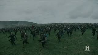 Vikings S05E08  Bishop Headmund falls on battle  Civil Battle Part 2 [upl. by Anallij932]