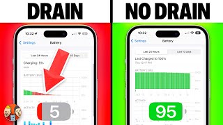 25 Hacks To Fix iPhone Battery Drain — Apple Hates 7 iOS 172 Battery Drain [upl. by Leonelle]