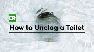 How to Unclog a Toilet the Right Way  Consumer Reports [upl. by Nnylyma]