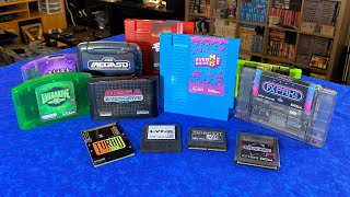 My EVERDRIVE amp Flash Cart Collection SNES N64 SegaCD Game Boy NEOGEO Genesis etc [upl. by Gypsie674]