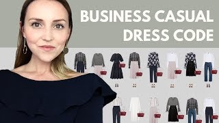 The business casual dress code capsule wardrobe example [upl. by Alecia317]