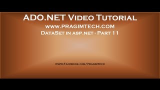 DataSet in aspnet Part 11 [upl. by Aicelef]