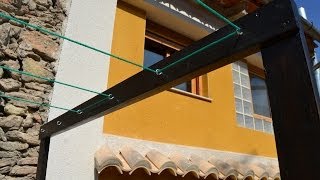 Tendedero casero  Homemade Clothes line [upl. by Rebba]