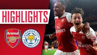 WHAT A GOAL  Arsenal 31 Leicester City  Goals amp highlights [upl. by Dorice]