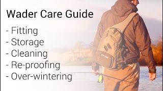 Wader Care Guide  Angling Active Aftercare [upl. by Adnilemre799]