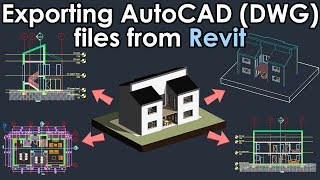 Exporting AutoCAD DWG Files from Revit Tutorial [upl. by Eelarbed]