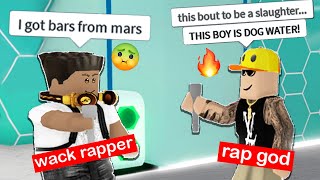 ROBLOX RAP BATTLES but im a RAP GOD [upl. by Doralia]