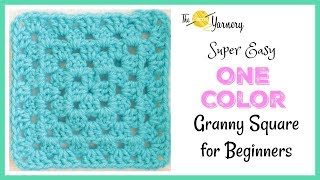 Super Easy Granny Square for Beginners  The Secret Yarnery [upl. by Aven]