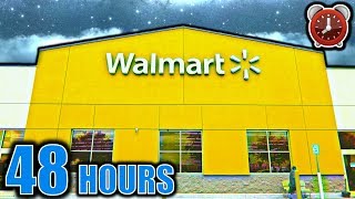 48 HOUR OVERNIGHT CHALLENGE IN WALMART TRUTH or DARE PART 2 [upl. by Roice]