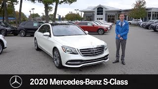 2020 MercedesBenz SClass S 450 Sedan  Video tour with Spencer [upl. by Eniamzaj]