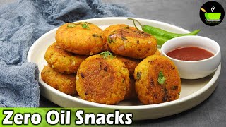 Zero Oil Snacks Recipes  Evening Snack Without Oil  Snacks Recipe  Tea Time Easy Snack [upl. by Earased]