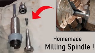 Homemade Milling SPINDLE homemade milling machine [upl. by Raveaux220]