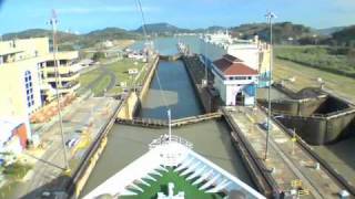 Time Lapse Panama Canal A FullDay Transit In Less Than Two Minutes [upl. by Lehsreh]