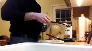 Woodturning  Finishing with Danish Oil Finish [upl. by Shivers347]