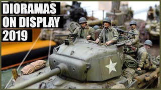 DIORAMAS ON DISPLAY  2019  Scale Model Exhibitions  Scale Model Diorama  Scale Bench [upl. by Faxan]