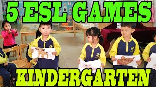 5 ESL Games KINDERGARTEN [upl. by Budding]