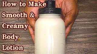 DIY Moisturizing Lotion Recipe EASY  HOW TO MAKE LOTION AT HOME FOR BEGINNERS [upl. by Barr237]