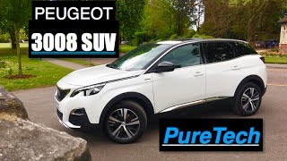 2017 Peugeot 3008 SUV 12 PureTech Review  Inside Lane [upl. by Inessa]