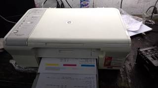 AUTO TESTE HP DESKJET F4280 [upl. by Gerk373]