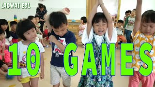 10 ESL games  simple activities kindergarten [upl. by Anelat]