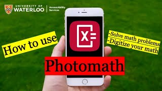 How to use Photomath [upl. by Chan]