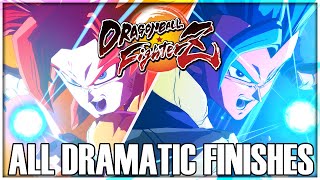 Dragon Ball FighterZ  All Dramatic Finishes Season 13 DLC [upl. by Urbai846]