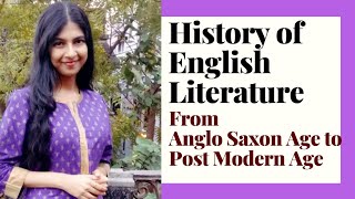 History of English Literature  All the Literary Ages explained [upl. by Lesirg]