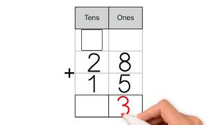 2Digit Addition with Regrouping [upl. by Vories]