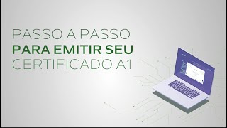 Passo a passo para emitir o seu Certificado Digital A1 [upl. by Berliner]