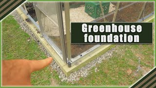 How to Build Greenhouse Foundation [upl. by Warila169]