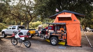 Inside One of the Coolest Custom Camping Trailers Weve Seen  Outside [upl. by Clementi]