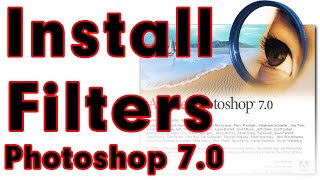 How To Download And Install Filters In Photoshop 70 In Hindi Urdu [upl. by Eiznikcm]