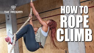 Rope Climb exercise progressions for CrossFit [upl. by Nalorac337]