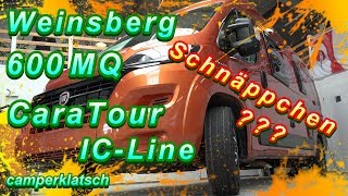 Weinsberg Kastenwagen CaraTour 600 MQ 💥 Roomtour 💥 Kastenwagen Wohnmobil Test  Review [upl. by Carl]