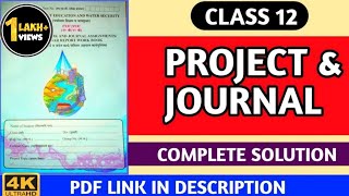 Std 12th EVS PROJECT AND JOURNAL WORK ANSWER Solution  Maharashtra State Board [upl. by Adnawed]