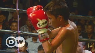 Child thaiboxers A fighting chance  DW Documentary [upl. by Nosoj21]