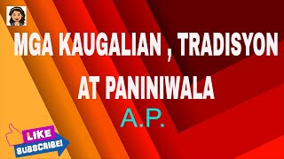 KAUGALIAN TRADISYON AT PANINIWALA │REDVENTURE [upl. by Duggan]