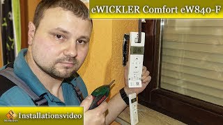 Elektrischer Gurtwickler UP  Montageanleitunge Wickler Comfort Funk  eW840F Montageanleitung [upl. by Eirameinna870]