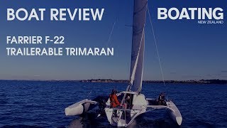 Boat Review  Farrier F22 Trailerable Trimaran [upl. by Eidoj226]