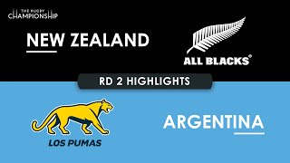 HIGHLIGHTS  NEW ZEALAND v ARGENTINA  The Rugby Championship 2024 [upl. by Megdal323]