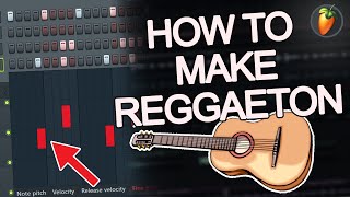 How To Make Reggaeton Beats In FL Studio Making A Beat From Scratch [upl. by Swigart]