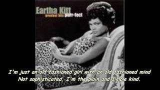 Eartha Kitt Old Fashioned Millionaire [upl. by Nosduj]