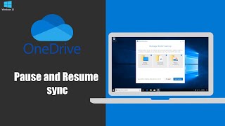 How to Pause and Resume sync in OneDrive [upl. by Lipinski107]