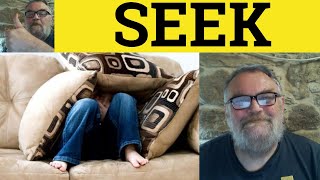 🔵 Seek Sought  Seek Meaning  Sought Examples  English Vocabulary [upl. by Selinski]