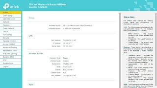 TPLINK wifi Router configuration [upl. by Houser]