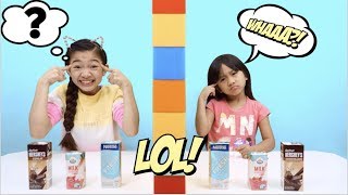 Twin Telepathy Milkshake Challenge [upl. by Aivalf]